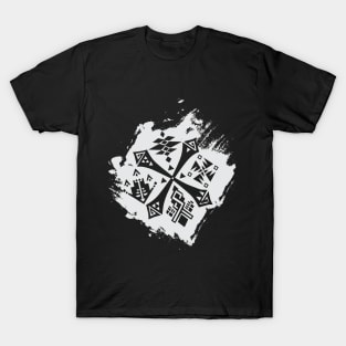 Guild Hunters Crest Splash WHITE T-Shirt